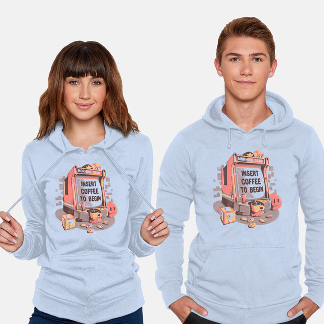Insert Coffee To Begin-unisex pullover sweatshirt-eduely