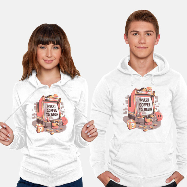Insert Coffee To Begin-unisex pullover sweatshirt-eduely