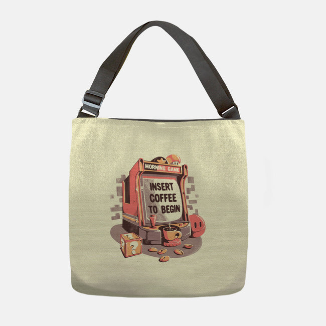 Insert Coffee To Begin-none adjustable tote-eduely
