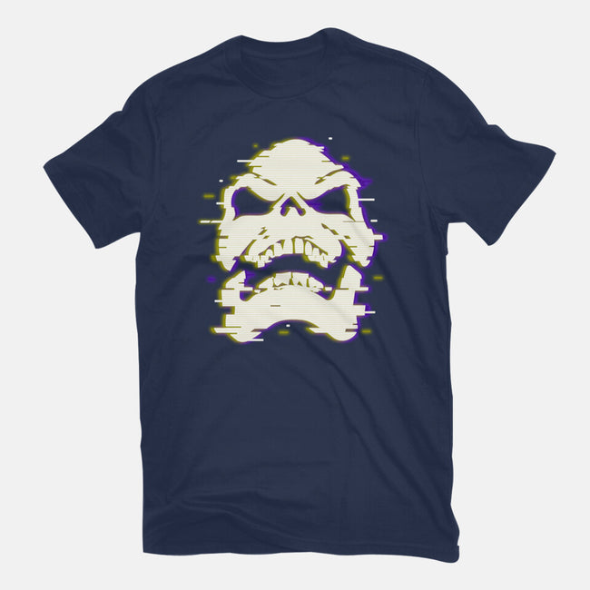 Glitchy Skull-womens basic tee-Skullpy