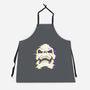 Glitchy Skull-unisex kitchen apron-Skullpy