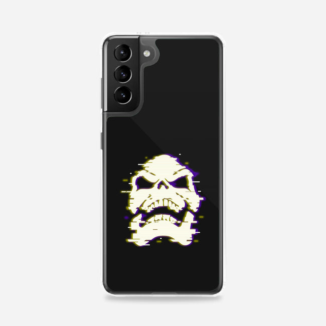 Glitchy Skull-samsung snap phone case-Skullpy