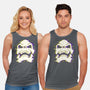 Glitchy Skull-unisex basic tank-Skullpy