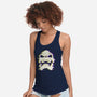 Glitchy Skull-womens racerback tank-Skullpy