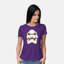 Glitchy Skull-womens basic tee-Skullpy