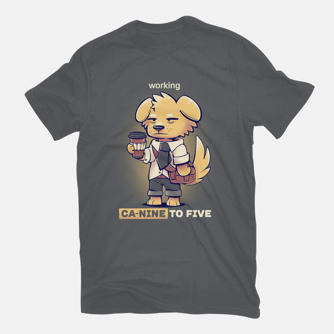 Working Canine To Five-mens heavyweight tee-TechraNova