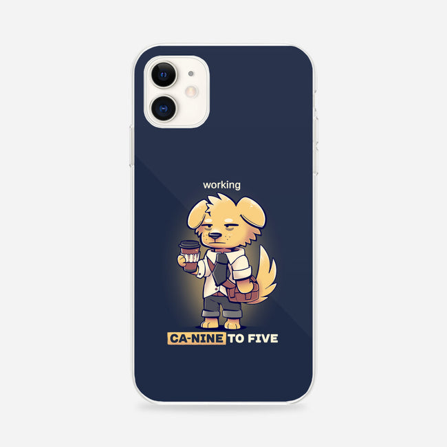 Working Canine To Five-iphone snap phone case-TechraNova