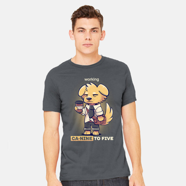 Working Canine To Five-mens heavyweight tee-TechraNova