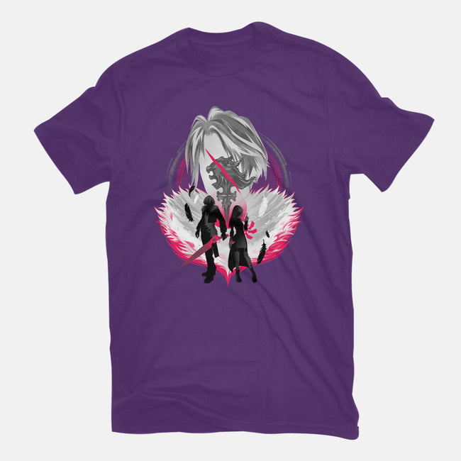 Gunblade And Angels-womens basic tee-hypertwenty