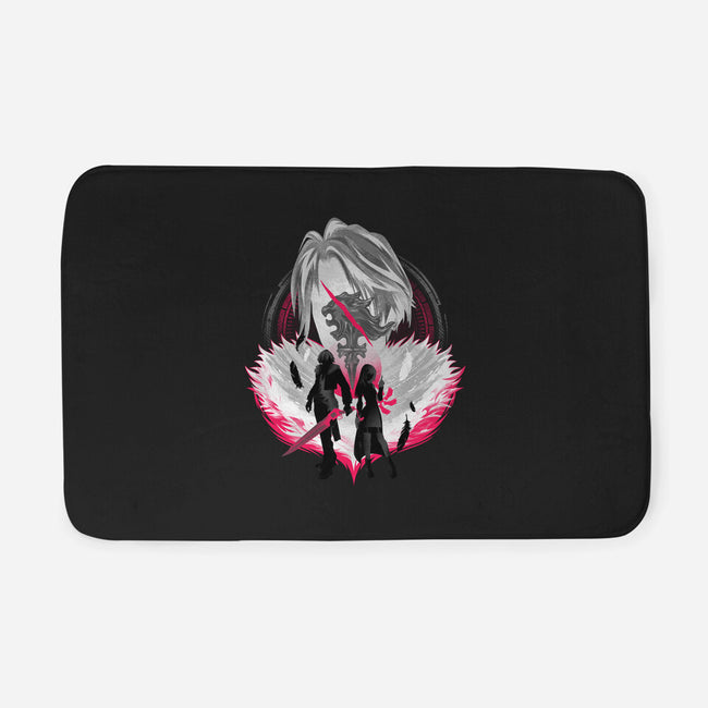 Gunblade And Angels-none memory foam bath mat-hypertwenty