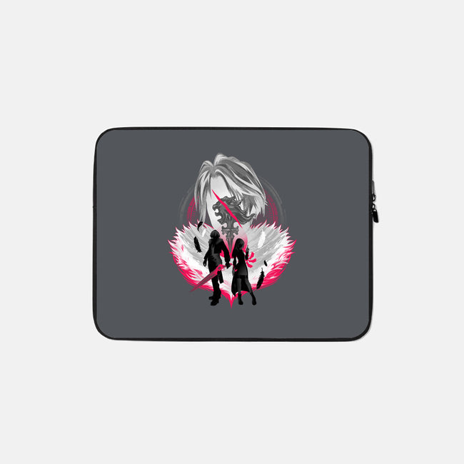 Gunblade And Angels-none zippered laptop sleeve-hypertwenty