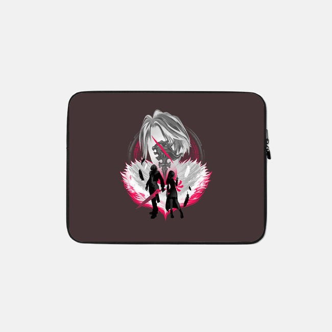 Gunblade And Angels-none zippered laptop sleeve-hypertwenty