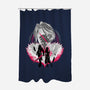 Gunblade And Angels-none polyester shower curtain-hypertwenty