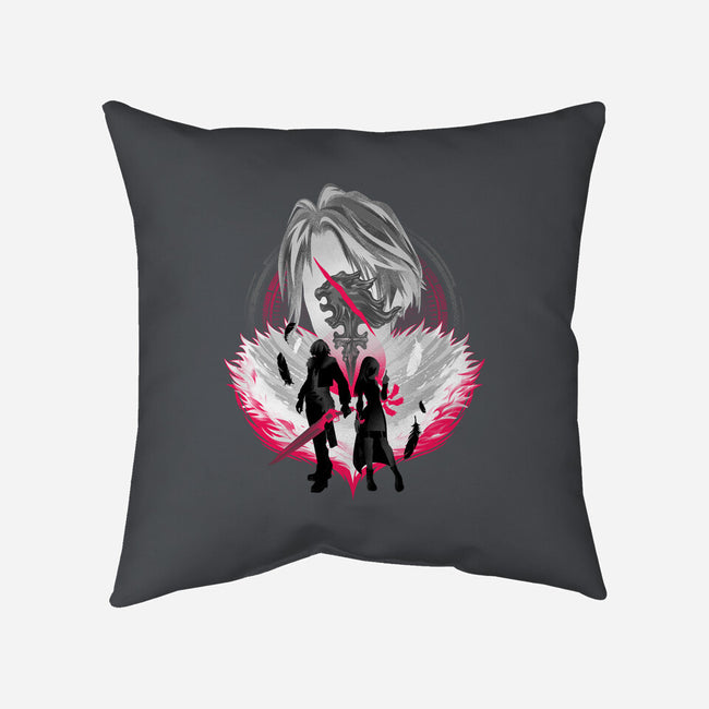 Gunblade And Angels-none removable cover throw pillow-hypertwenty
