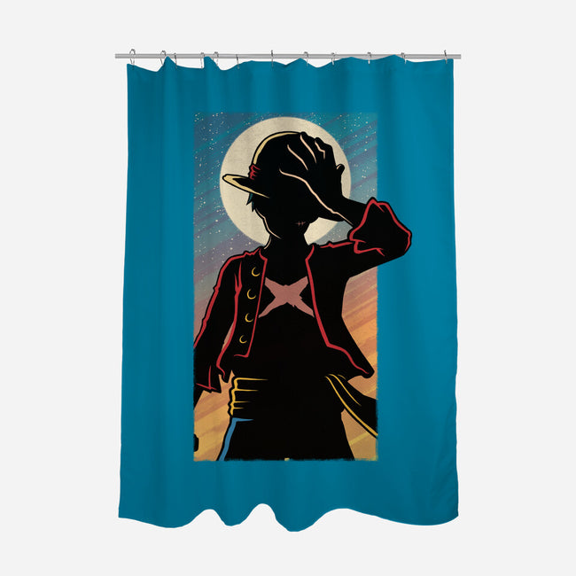 The Pirate-none polyester shower curtain-danielmorris1993