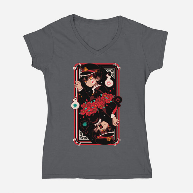 Seventh Mystery-womens v-neck tee-Domii