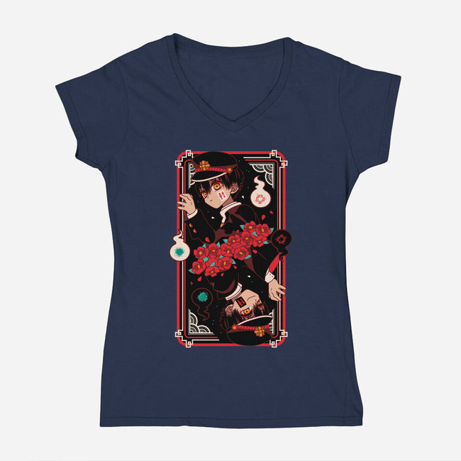 Seventh Mystery-womens v-neck tee-Domii