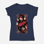 Seventh Mystery-womens v-neck tee-Domii