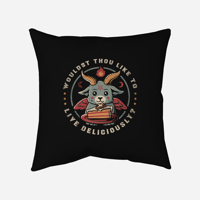 Wouldst Thou-none removable cover w insert throw pillow-tobefonseca