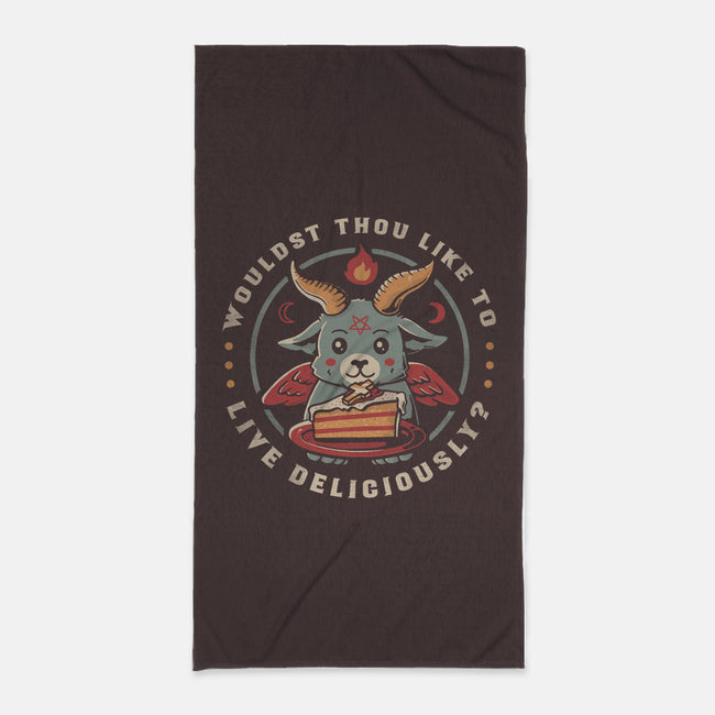 Wouldst Thou-none beach towel-tobefonseca