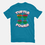 Turtle Power-womens basic tee-rocketman_art