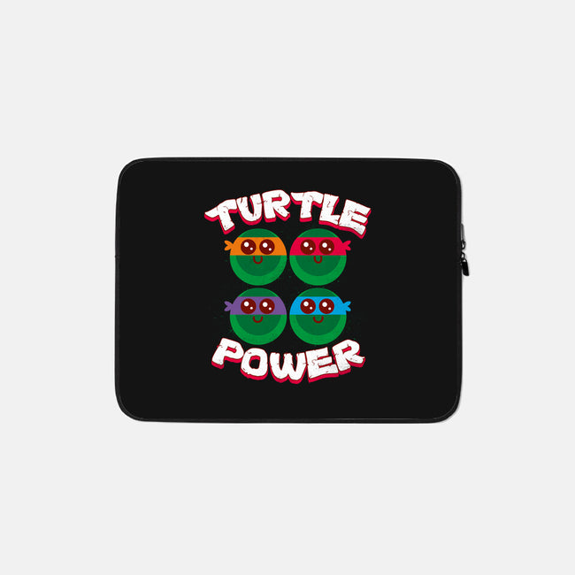 Turtle Power-none zippered laptop sleeve-rocketman_art