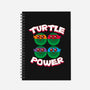Turtle Power-none dot grid notebook-rocketman_art