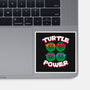 Turtle Power-none glossy sticker-rocketman_art