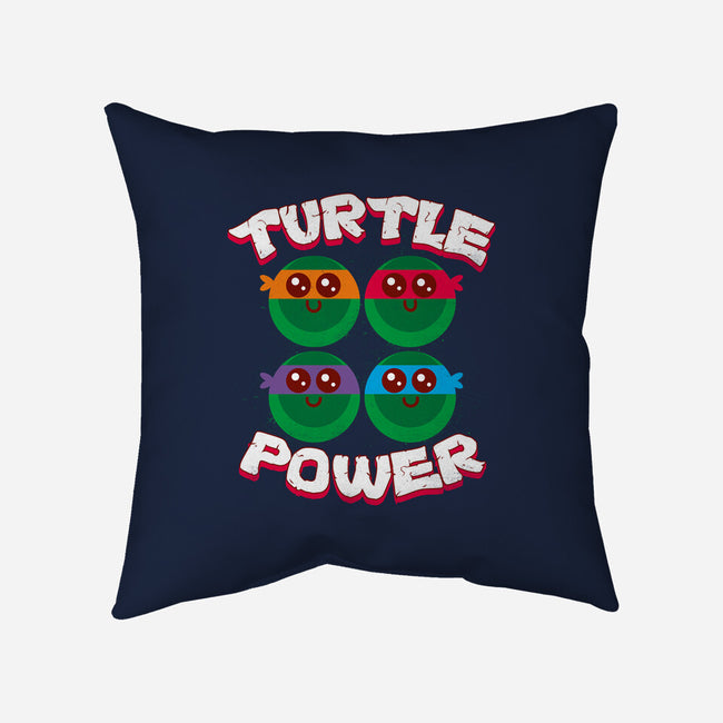 Turtle Power-none non-removable cover w insert throw pillow-rocketman_art