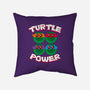 Turtle Power-none removable cover w insert throw pillow-rocketman_art