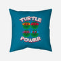 Turtle Power-none removable cover w insert throw pillow-rocketman_art
