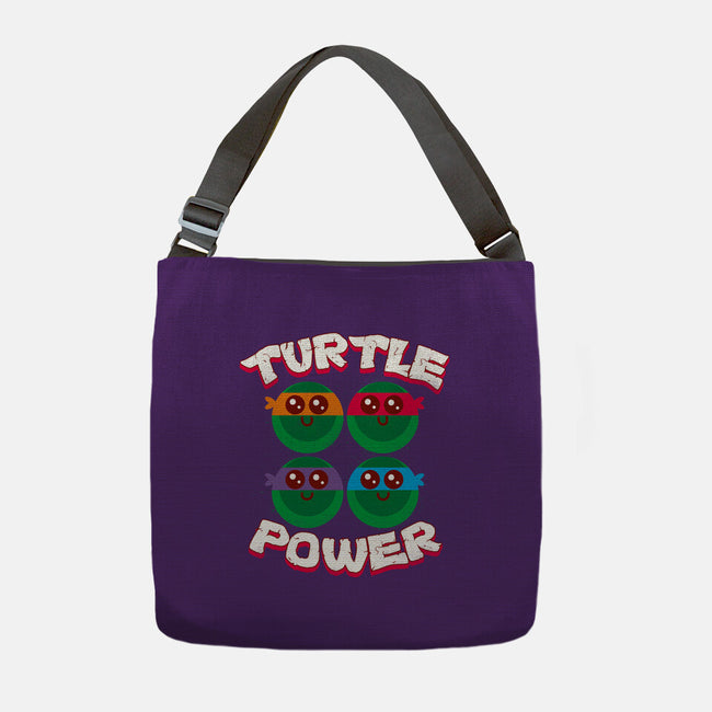 Turtle Power-none adjustable tote-rocketman_art