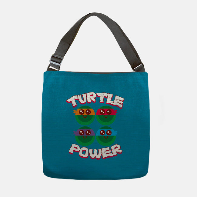 Turtle Power-none adjustable tote-rocketman_art