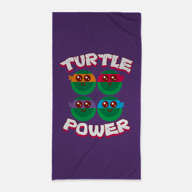 Turtle Power-none beach towel-rocketman_art