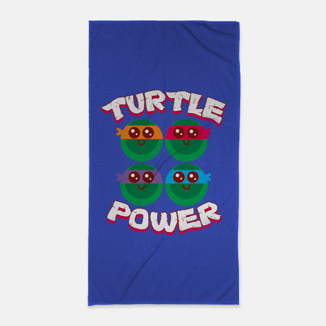 Turtle Power-none beach towel-rocketman_art