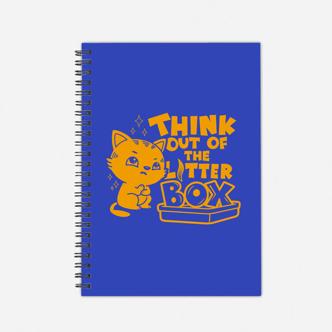 Think Out Of The Litter Box-none dot grid notebook-Boggs Nicolas