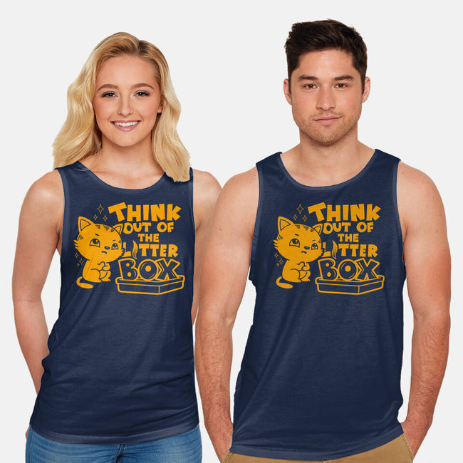 Think Out Of The Litter Box-unisex basic tank-Boggs Nicolas