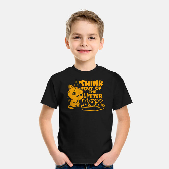 Think Out Of The Litter Box-youth basic tee-Boggs Nicolas