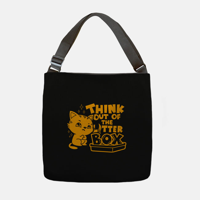 Think Out Of The Litter Box-none adjustable tote-Boggs Nicolas