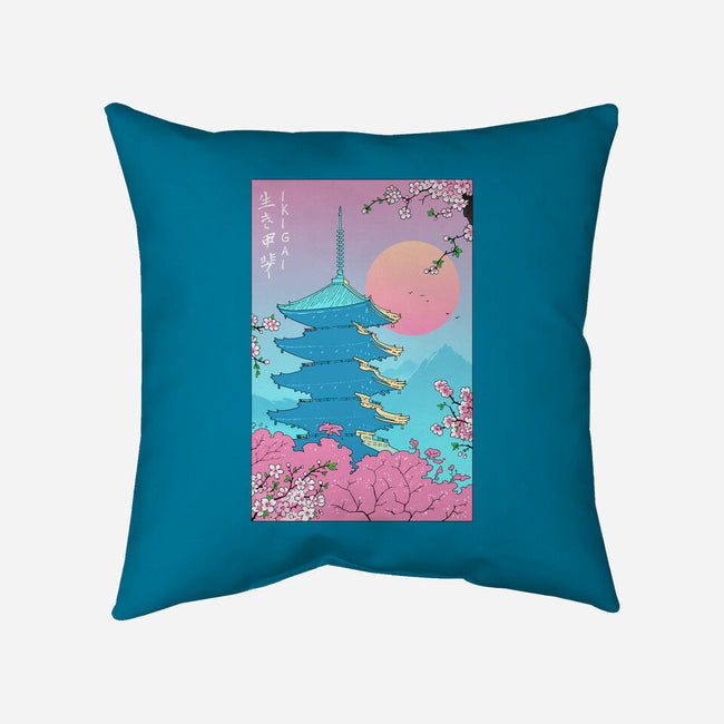 Ikigai In Kyoto-none removable cover w insert throw pillow-vp021