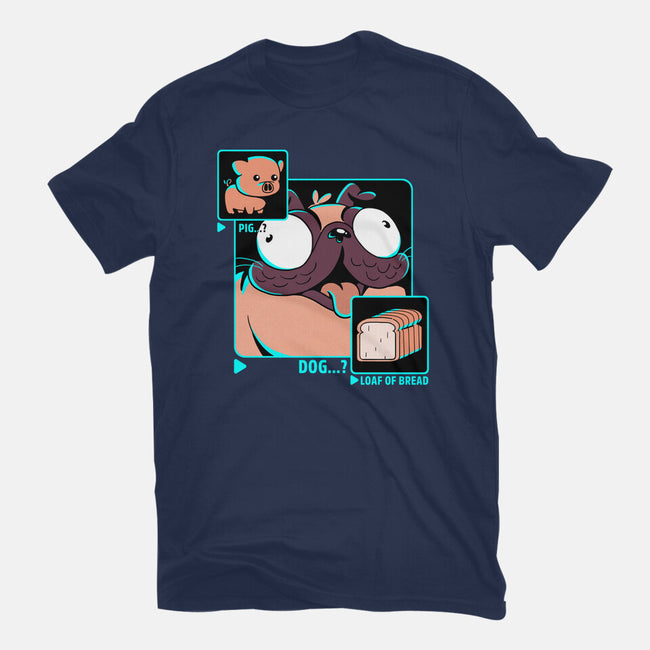 Dog, Pig, Loaf Of Bread-mens heavyweight tee-estudiofitas