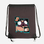 Dog, Pig, Loaf Of Bread-none drawstring bag-estudiofitas