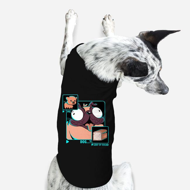 Dog, Pig, Loaf Of Bread-dog basic pet tank-estudiofitas