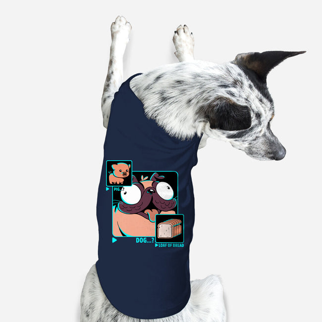 Dog, Pig, Loaf Of Bread-dog basic pet tank-estudiofitas