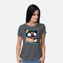 Dog, Pig, Loaf Of Bread-womens basic tee-estudiofitas