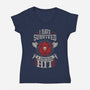 I Survived A Critical Hit-womens v-neck tee-ShirtGoblin