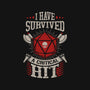 I Survived A Critical Hit-none drawstring bag-ShirtGoblin