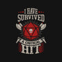 I Survived A Critical Hit-none removable cover w insert throw pillow-ShirtGoblin