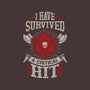I Survived A Critical Hit-none drawstring bag-ShirtGoblin