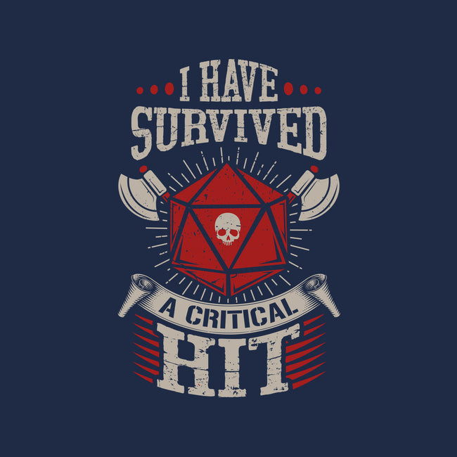 I Survived A Critical Hit-none matte poster-ShirtGoblin